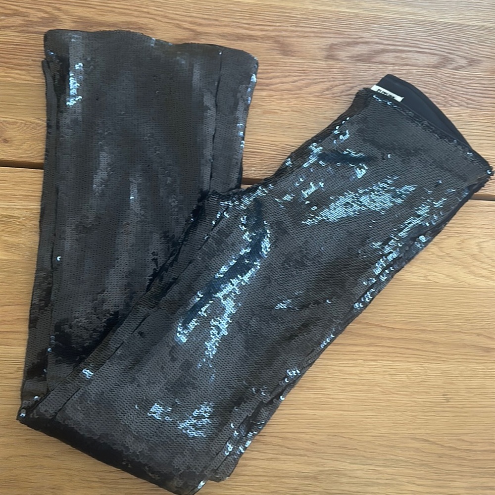 Wide Leg Sequin Pants